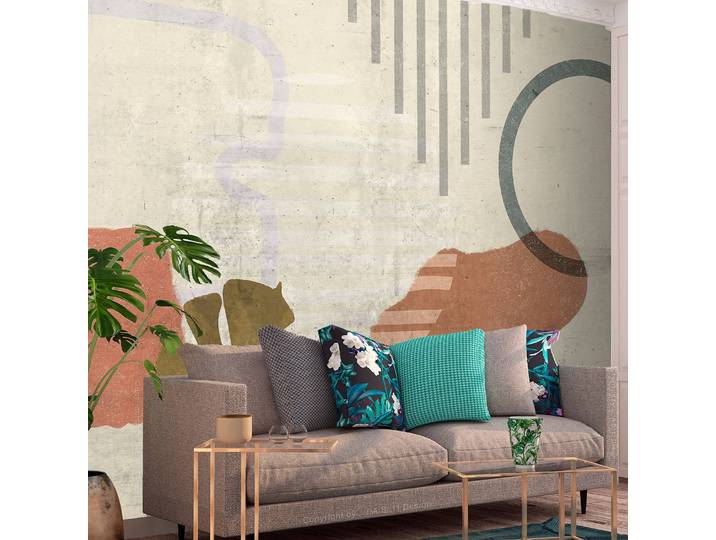 home24 Vlies-fotobehang Abstract Landscape 150cm