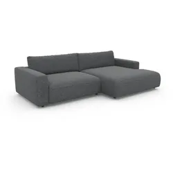 Musterring Ecksofa MR Lucia Stoff Grau Steel