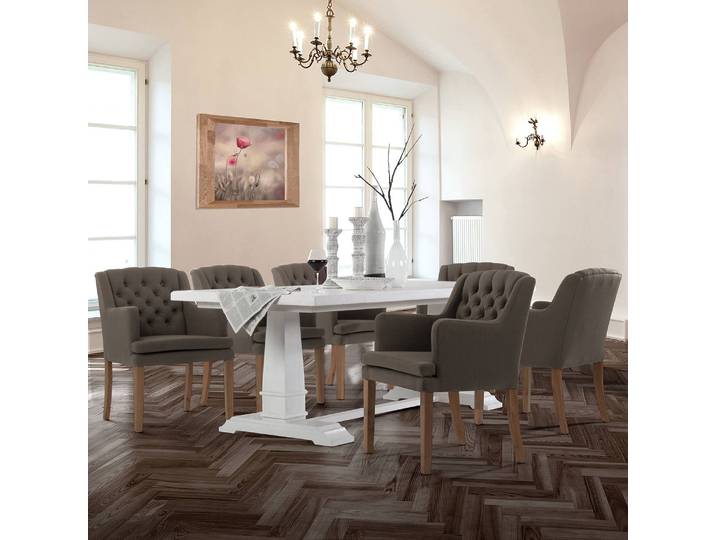 Armlehnenstuhl 60 x 87 x 67cm Webstoff Kyra: Muskat Braun/Muskat