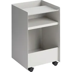 Folded Beistellschrank auf Rollen 61,5 cm, hellgrau