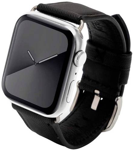 JT Berlin Watchband Wannsee Armband 42 mm, 44 mm, 45 mm, 49mm M Schwarz, Edelstahl Watch Series 1, Watch Series 2, Watch Series