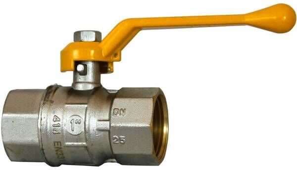 Rubinetterie Bresciane Valvola gas a sfera FF con leva