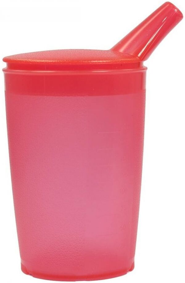 Trinkbecher-set Standard rot mit Deck.f.Tee und Brei 1Pck