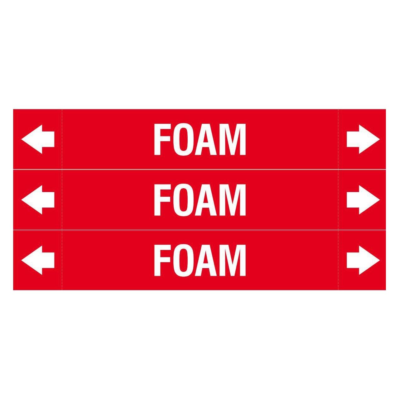 Brady ASME - Rohrmarkierer - Foam (ASMEPM-37X230MM-FOAM)