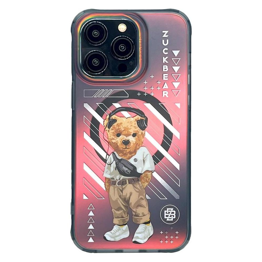 Zuck Bear NEW YORK NEVER SLEEPS MAG Hülle kompatibel mit MagSafe für IPHONE 15 Pro manhattan urbane (Apple iPhone 15 Pro) (56667173)