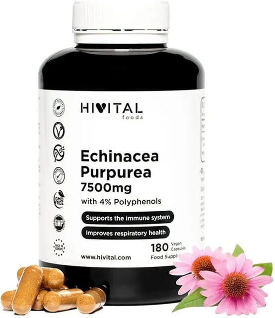 Hivital Foods Equinacea Purpurea 7500 mg 180 VCaps