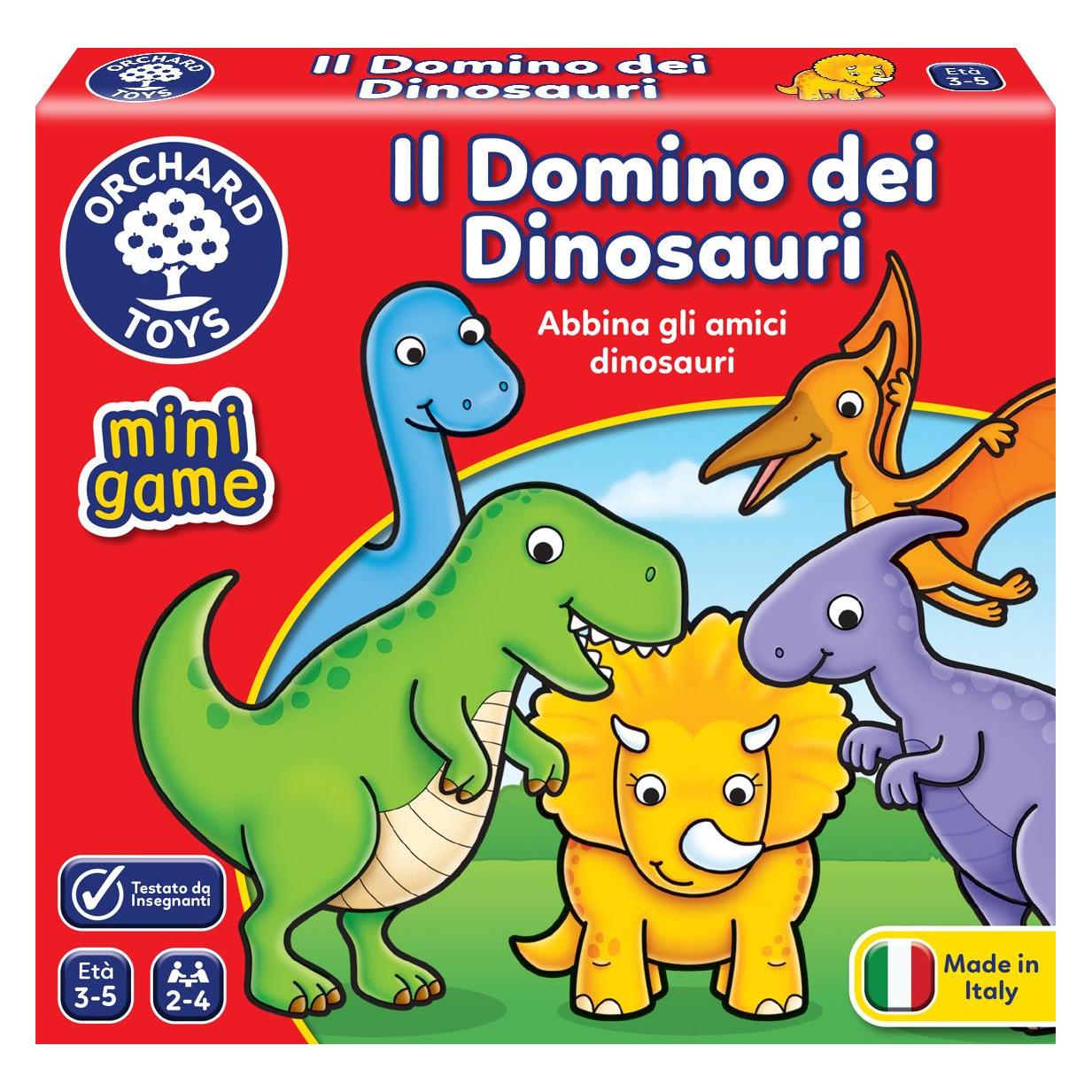 Orchard ORC0353IT - - Mini Game - Domino dei Dinosauri (Deutsch, 2 - 4 Spieler) (36933050)