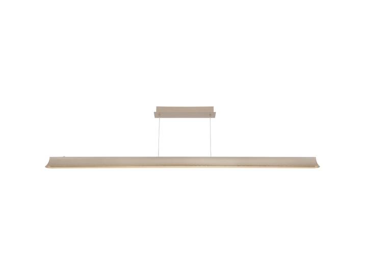 Pendellampe Gambia Grau Metall 4900 lm Dimmbar B 154 cm - LED - Lichtfarbe: Extra warmweiss - Helles Neutralweiss- LED Energiesparlampe