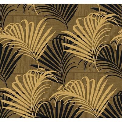 Seabrook Designs Hollywood Palm Unpasted Wallpaper