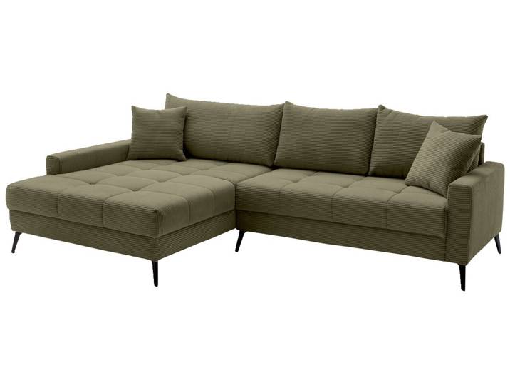 Hom´in Ecksofa SOFIA, grün, Cord