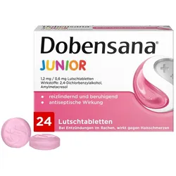 Dobensana Junior Lutschtabletten Erdbeergeschmack 24 St