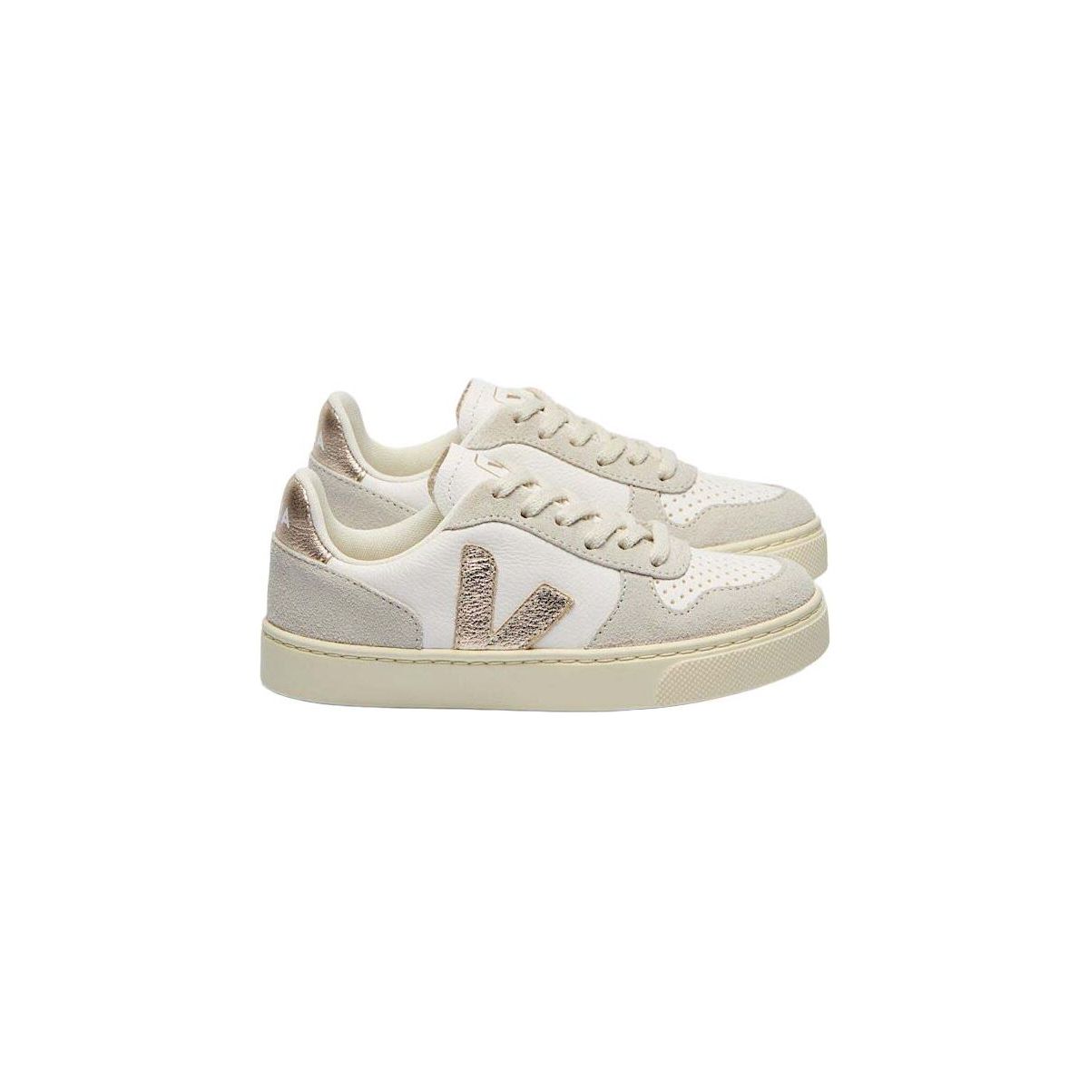 Veja Small V-10 Laces Extra-white Platine Natural extra-white platine natural 37 CX0520620C370