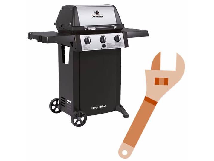 Broil King GEM 310 (montiert) Gasgrill – schwarz