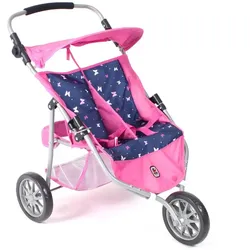 Bayer Chic 2000 Zwillings-Jogger Puppenwagen