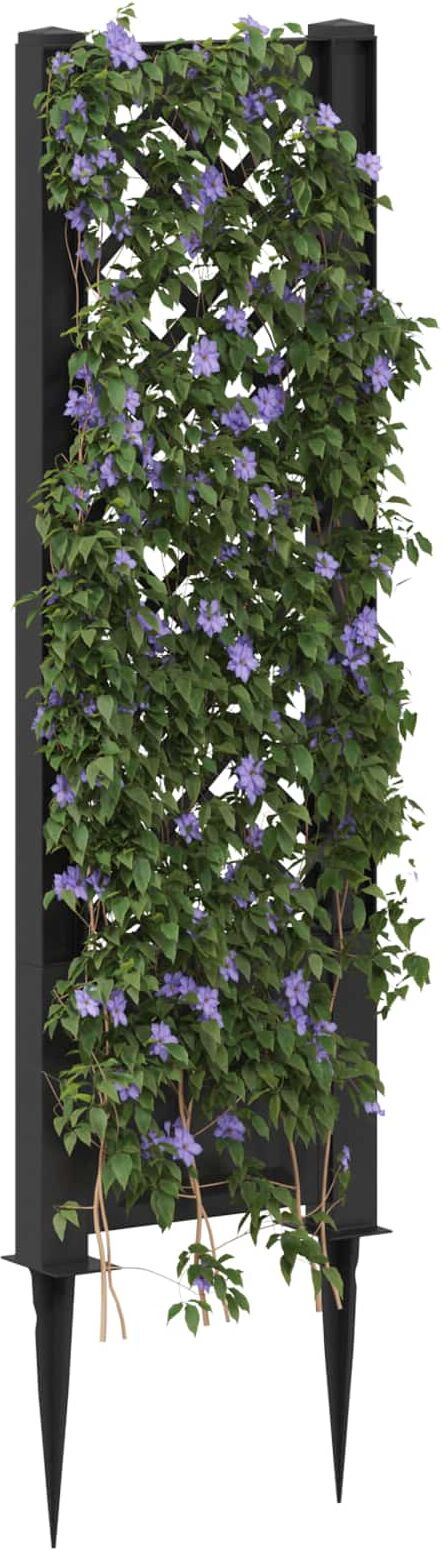 vidaXL Trellis avec pique PP Anthracite