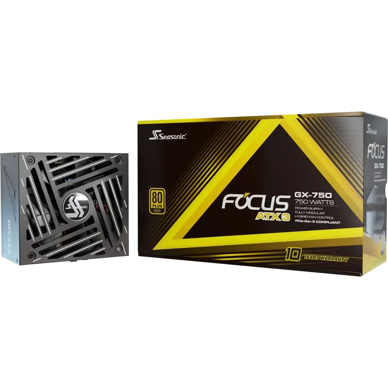 750 Watt Seasonic Focus GX 2024 GX-750 Modular 80+ Gold