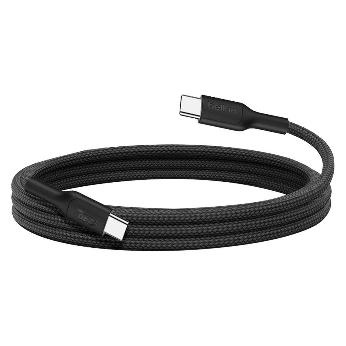 Belkin USB C - USB C (2 m, USB 2.0, 240 W) (CAB025HQ2MBK)