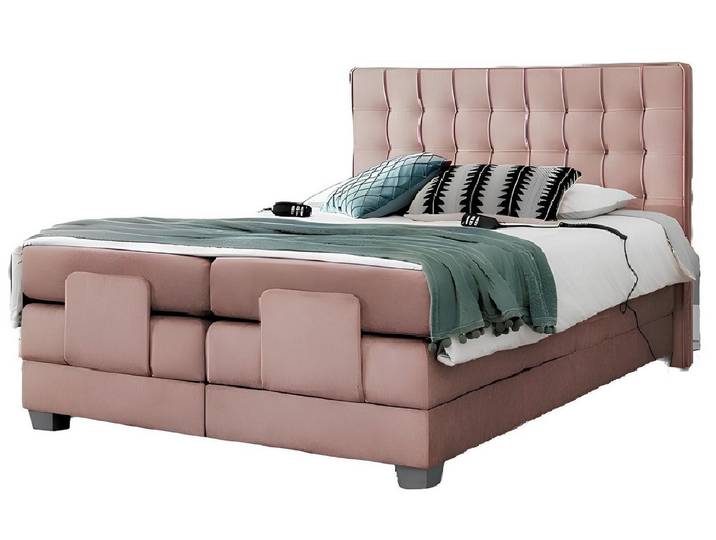 Xlmoebel Boxspringbett Modernes Polsterbett in stilvollem Design mit hochwertigen Textilien (1-St., Bett), Hergestellt in Europa