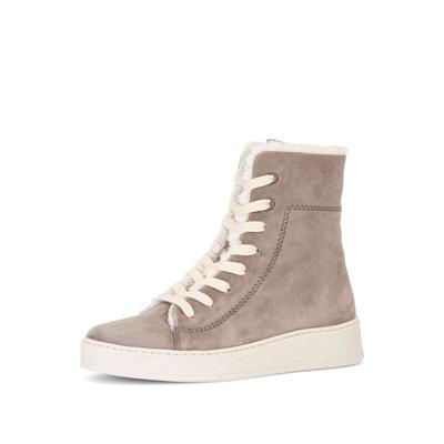 Sneaker GABOR "Sneaker high", Damen, Gr. 40, beige, Schuhe Sneaker