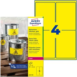 Avery, Etiketten, Wetterfeste Folien-Etiketten