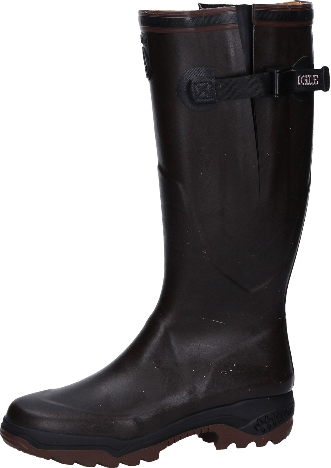 Gummistiefel AIGLE "Parcours Vario 2", Damen, Gr. 40, braun, Obermaterial: 100% Gummi rubber., Schuhe Gummistiefel
