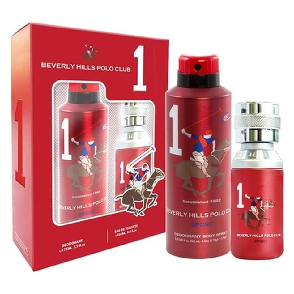 Man Sport One Eau De Toilette Spray 100ml und Deodorant Spray 175ml Set (Parfum Set) (43110916751520)