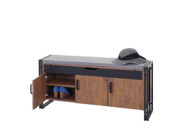 MCW Sitzbank MCW-A27-W, Oberfläche/Innenflächen mit 3D-Struktur, Kissen dank Gummi fixierbar