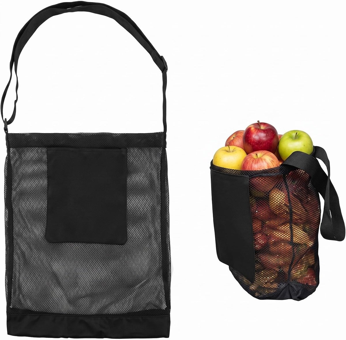 Robuuste fruitverzamelzak voor appels en groenten