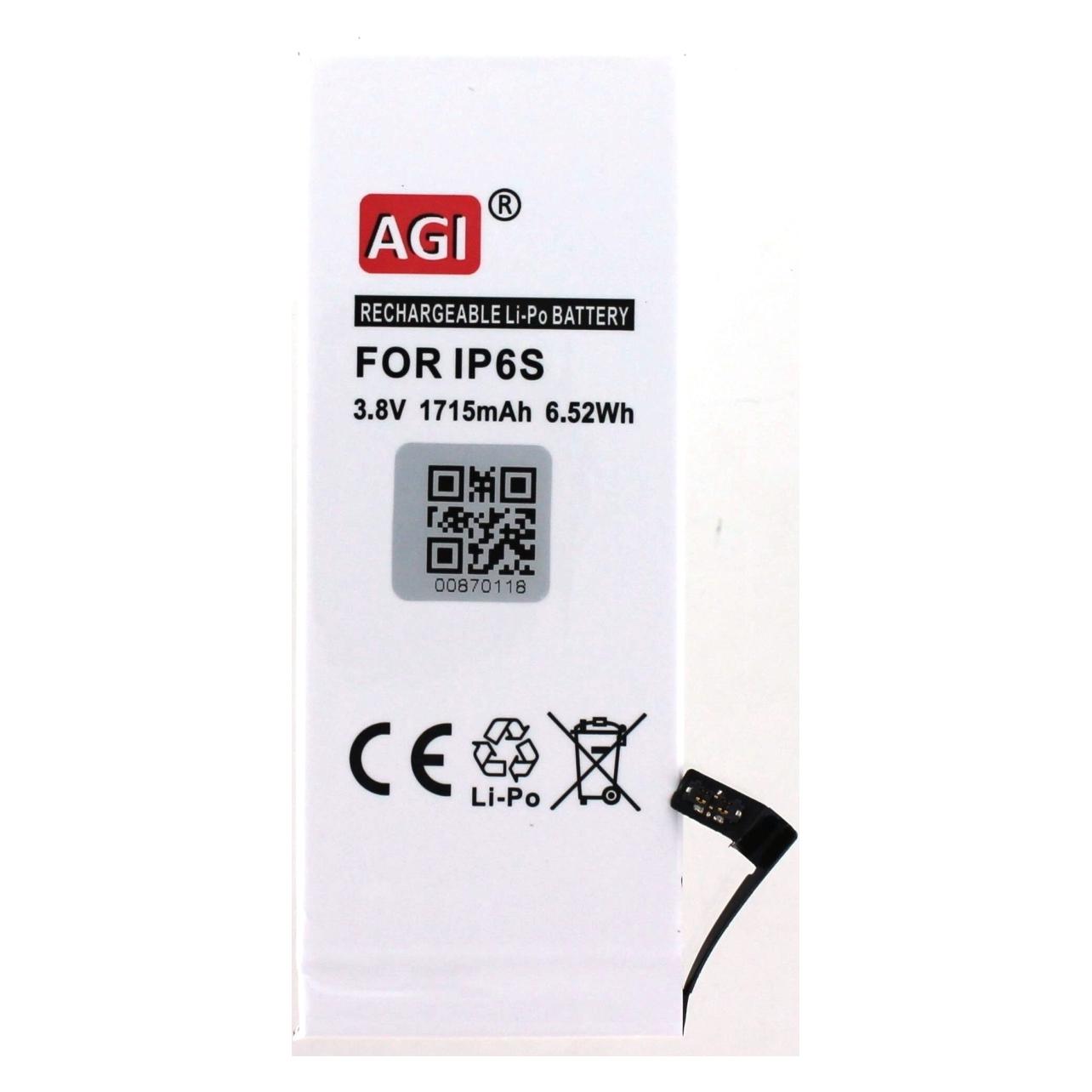 AGI 38705 - Akku - Apple - Apple iPhone 6S - Weiss - Lithium Polymer (LiPo) - 1715 mA (38705)