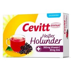Cevitt immun Heißer Holunder zuckerfrei 14 St Granulat