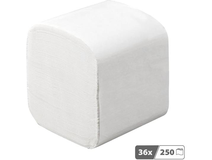 Papier toilette en paquet double épaisseur Bruneau - 36 x 250 feuilles - - Bruneau