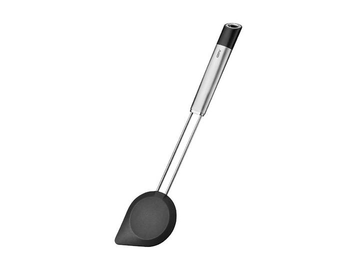 Kochlöffel GEFU Primmeline 30 cm , schwarz (schwarz, silberfarben), Kochlöffel, Kochlöffel