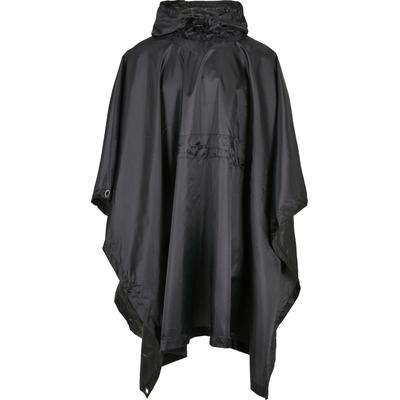 Outdoorjacke BRANDIT "Brandit Herren Ripstop Poncho", Herren, Gr. onesize, schwarz, 100% Polyester, unifarben, normal, ohne Ausschnitt, Jacken Outdoorjacke