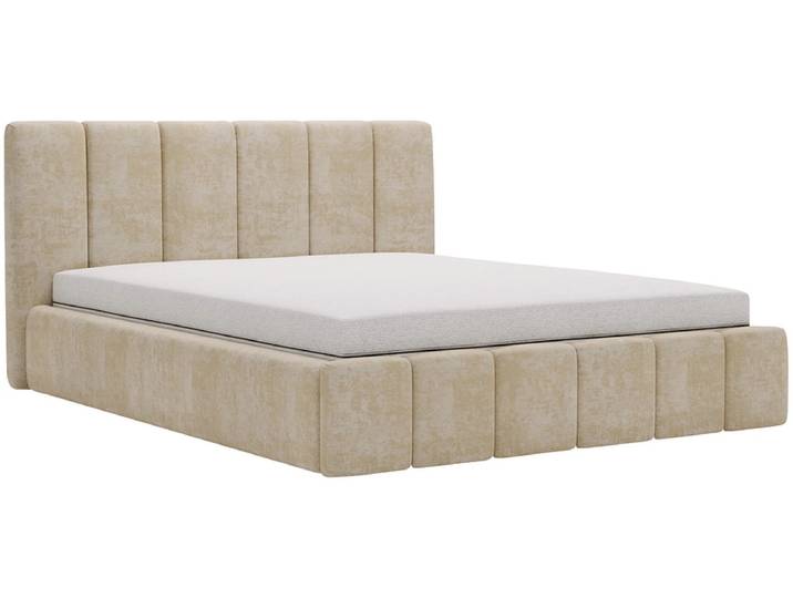 Bett CHIARA 160x200cm samt beige
