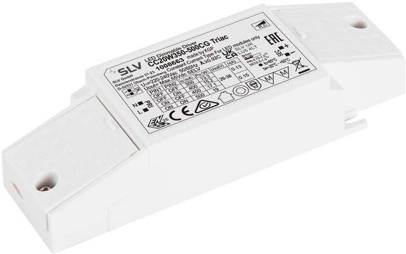 Slv Led Treiber 20w, 350-500ma, Phase - Vorschaltgeräte