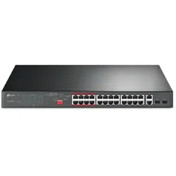 TP-LINK TL-SL1200 Rackmount Switch, 24x RJ-45, 2x RJ-45/SFP, 250W PoE+