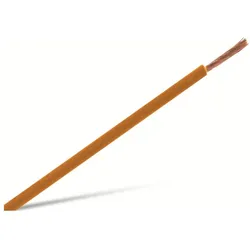 Pollin Electronic, Kabelleitung, Installationslitze H05V-K, 0,5 mm2, 100 m, orange (100 m)