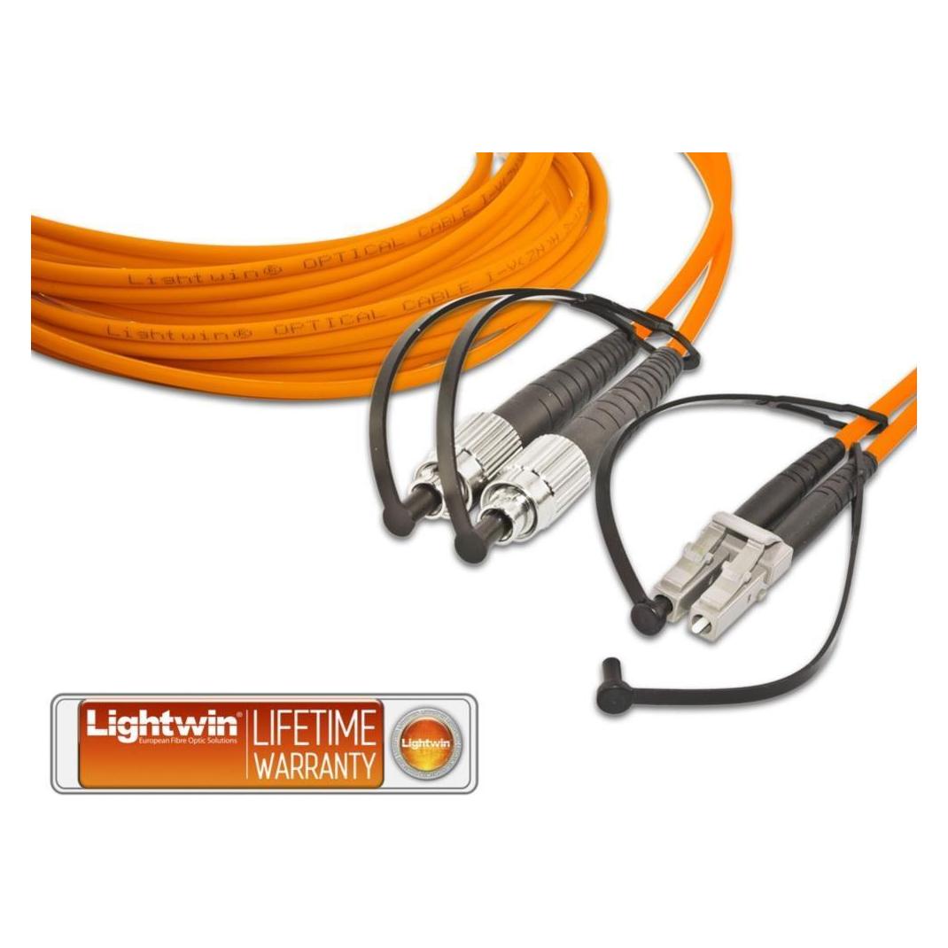 Wirewin High Quality Duplex LWL Patchkabel, MM OM2, FC (LDP-50 FC-LC 10.0)