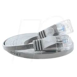 SLIM U6 3 GR - Cat.6 SLIM-Patchkabel, U/UTP, 3 m, grau