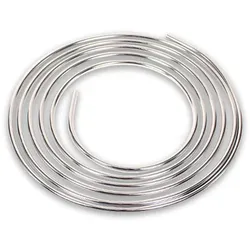 Kupferrohr verchromt 5m Rolle (Ausführung: Kupferrohr verchromt 5m Rollen - 12mm)