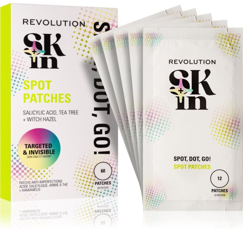 Revolution Skincare Skindividual Clearly Clarify Spot, Dot, Go! Salicylic Acid Spot Patches Patches for Problematic Skin to treat acne 60 pc