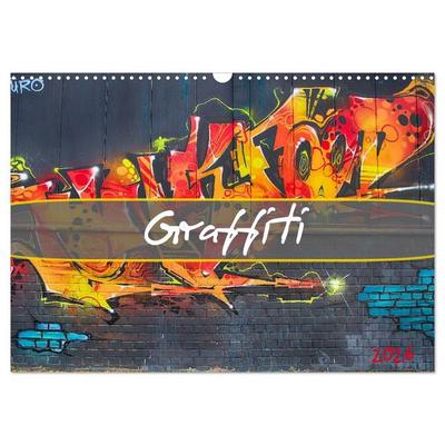 Graffiti (Wandkalender 2026 DIN A3 quer), CALVENDO Monatskalender