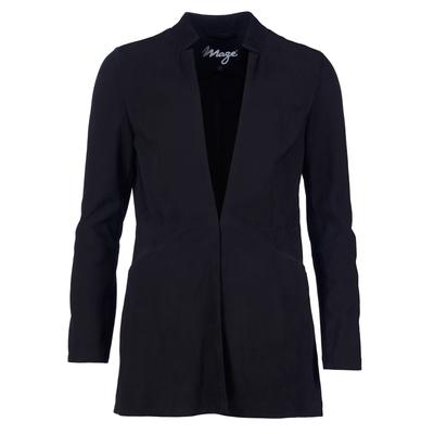 Lederjacke MAZE "4202176", Damen, Gr. XS, schwarz, Obermaterial: 100% Ziegenveloursleder. Futter: 100% Baumwolle, Jacken