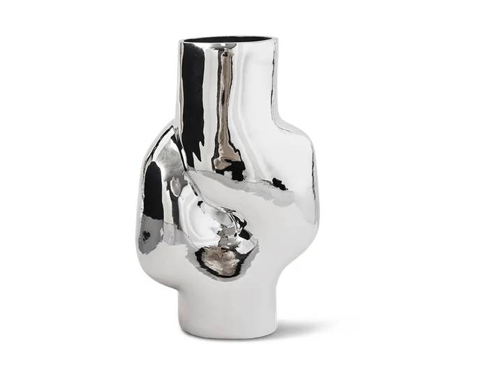 HKliving Vase Gleam high Chrome