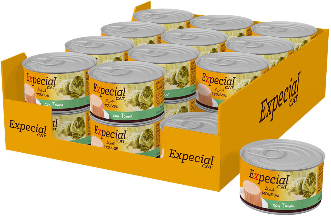 Expecial Cat Mousse Lattina Multipack 24x85G TONNO