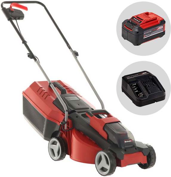 Einhell GE-CM 18/30 Li PXC - Tagliaerba a batteria -18V 5.2Ah - Taglio 30 cm
