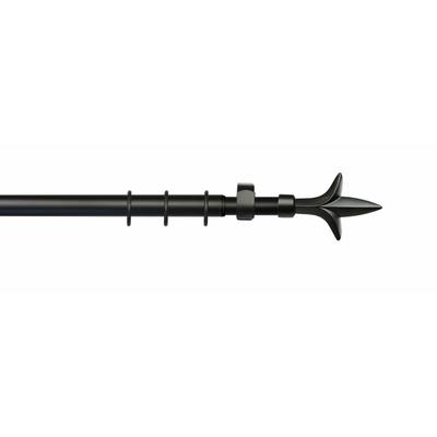 Gardinenstange LIEDECO "Sparta" Gr. 1, schwarz, Ø:20mm, Metall, Gardinenstangen