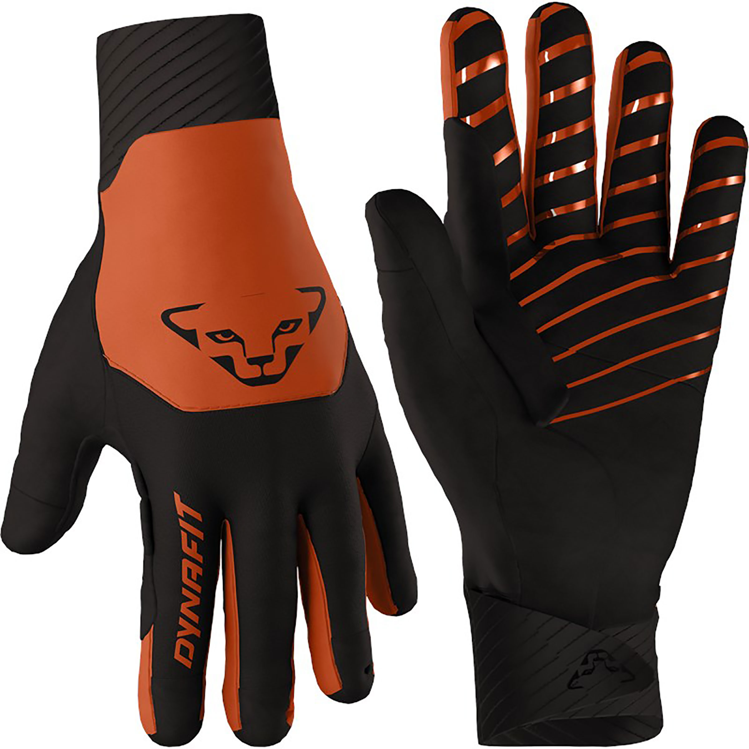 Dynafit Blacklight Softshell Skihandschuhe orange Größe L Trekking Windabweisend Wasserabweisend