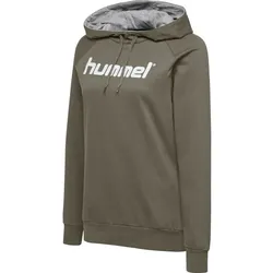 hummel Hmlgo Cotton Logo Hoodie Damen - grape leaf - XS