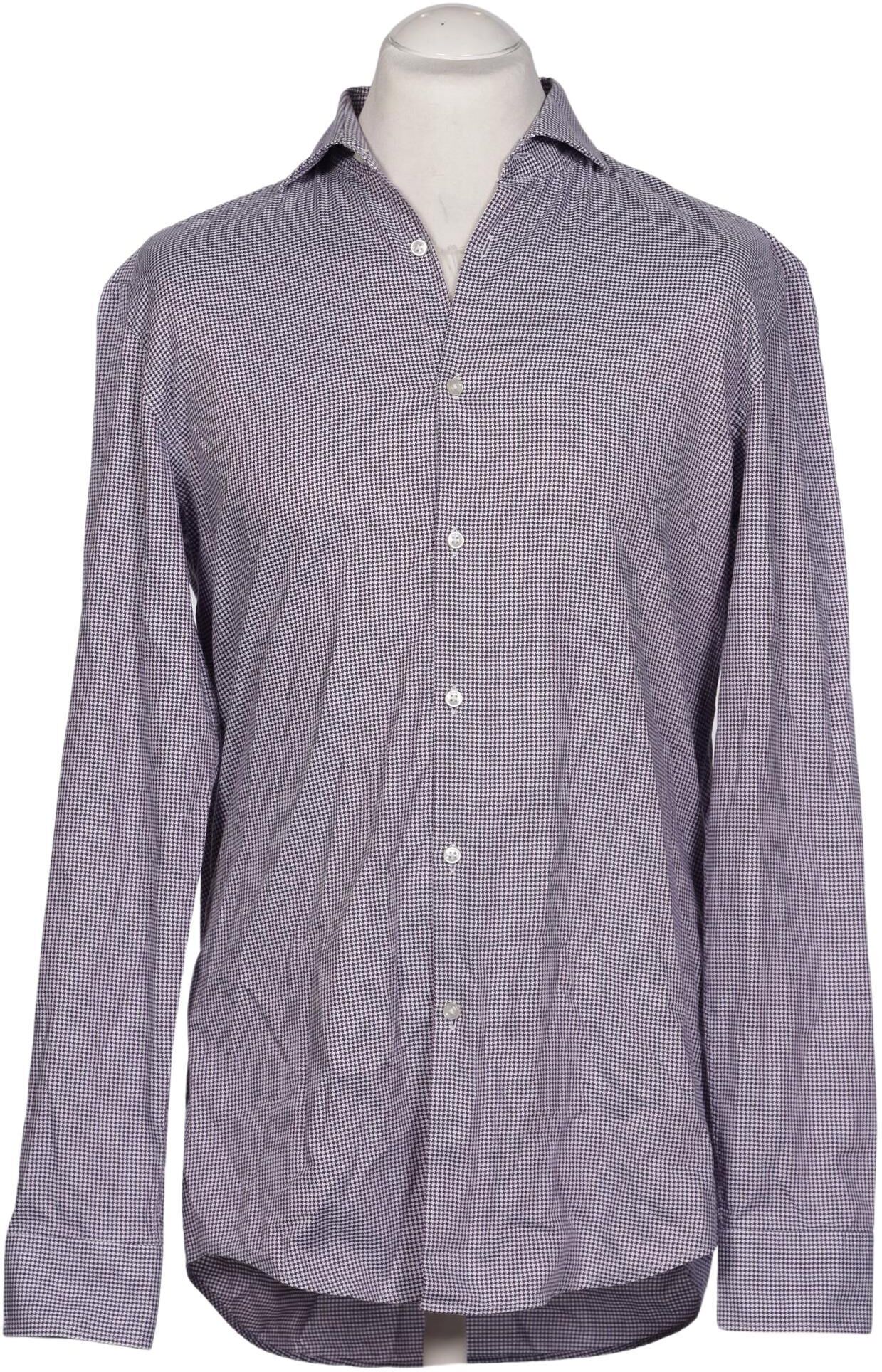 Hugo by Hugo Boss Herren Hemd, Lila, Gr. 41, Baumwolle - Second Hand